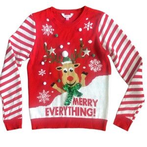 Holiday Christmas Reindeer Sweater
